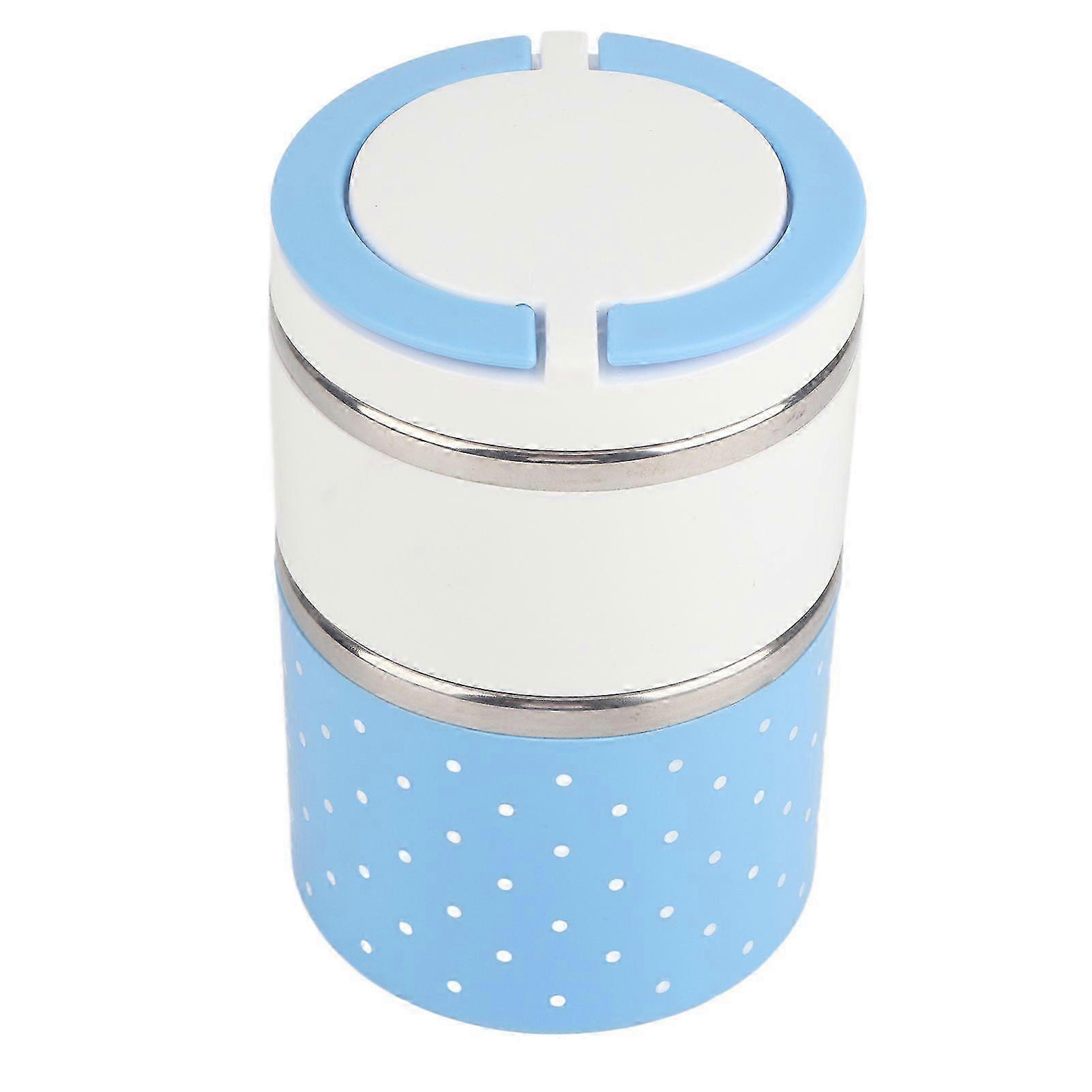 2 Layer Stainless Steel Insulation Thermo Thermal Lunch Box Food Container Hot