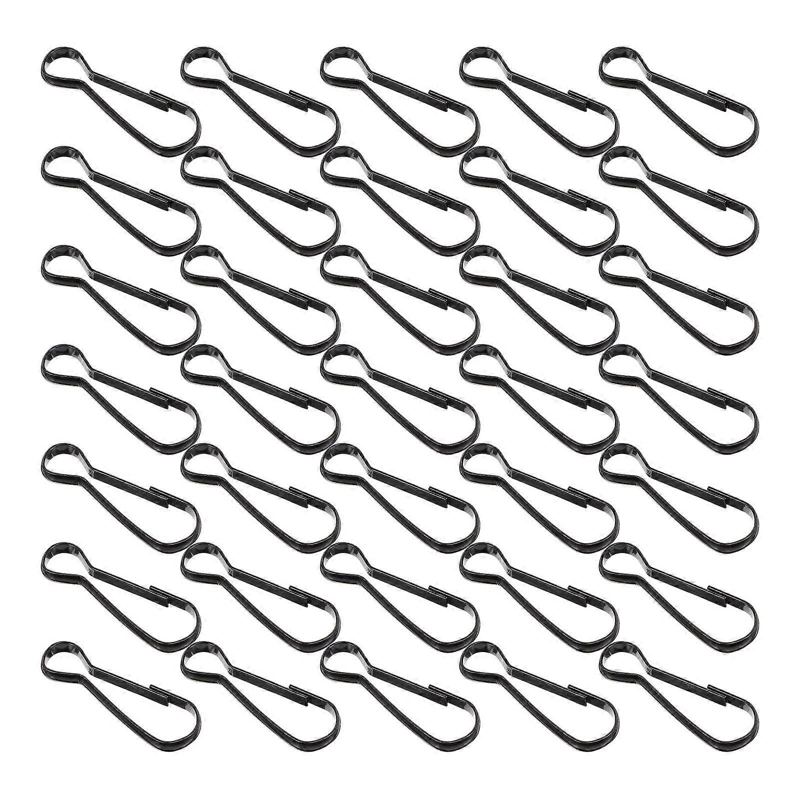 200Pcs Metal Snap Carabiner Hooks for Hanging Keychain Functional Use