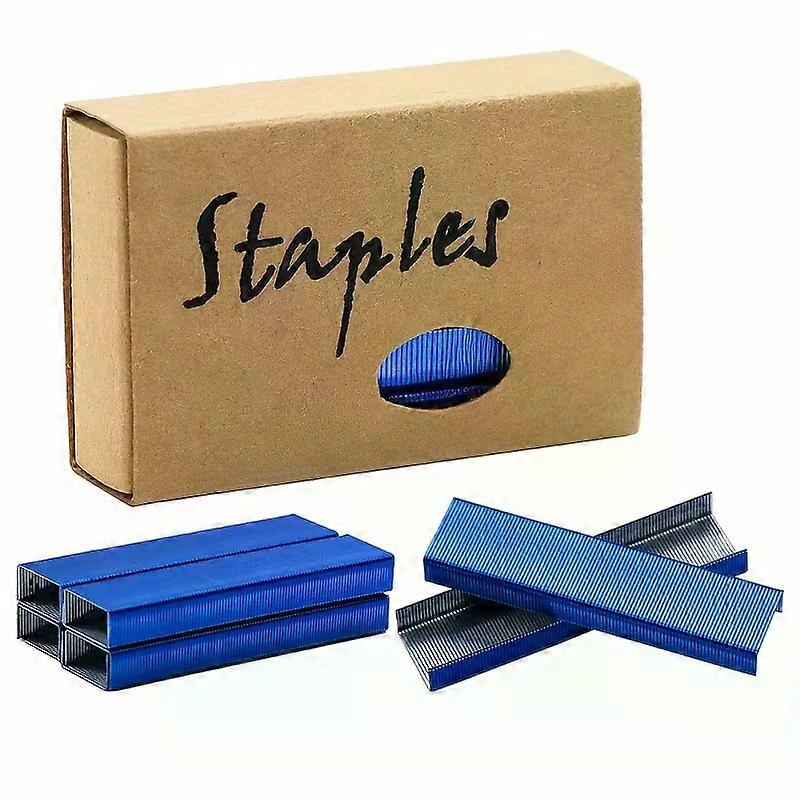 Standard Staples Full 26/6 Size 1000 Pack Color Staples - General Office Staples Document Staples