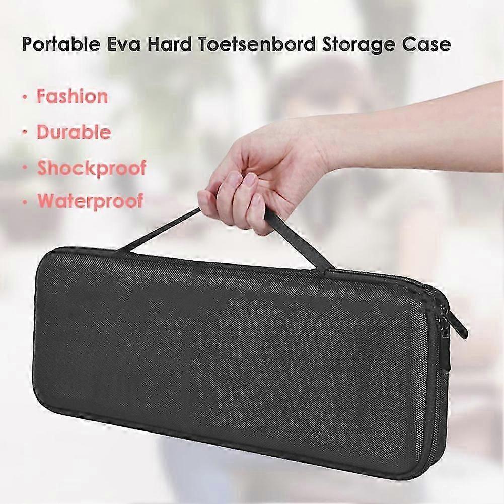 Carrying Case Bag for Logitech MX Keys EVA Hard Shell Wireless Bluetooth-compatible Mechanical Gaming Keyboard Storage Box