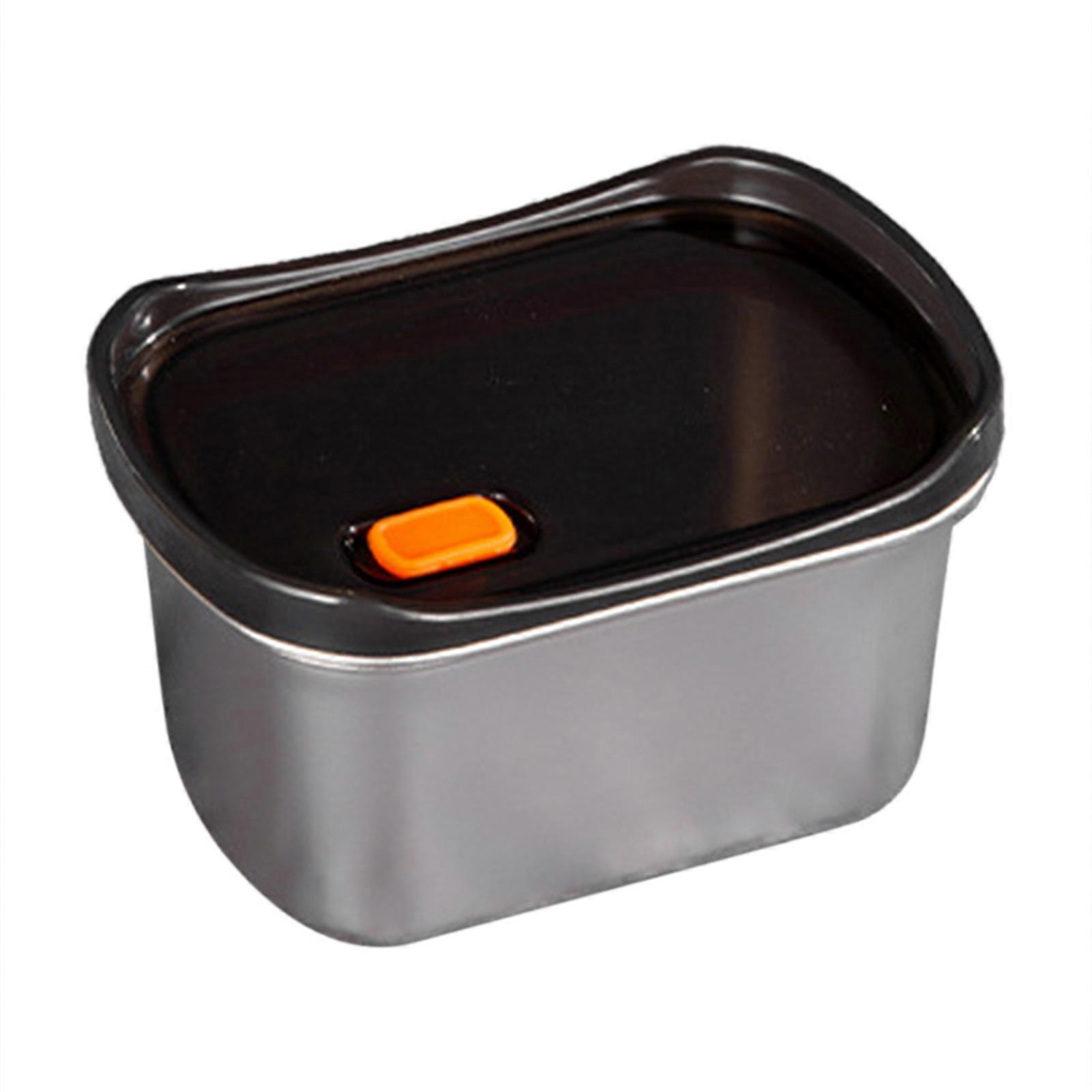 Stainless Steel Food Storage Container Rectangular Leak Proof Airtight Meal Prep
