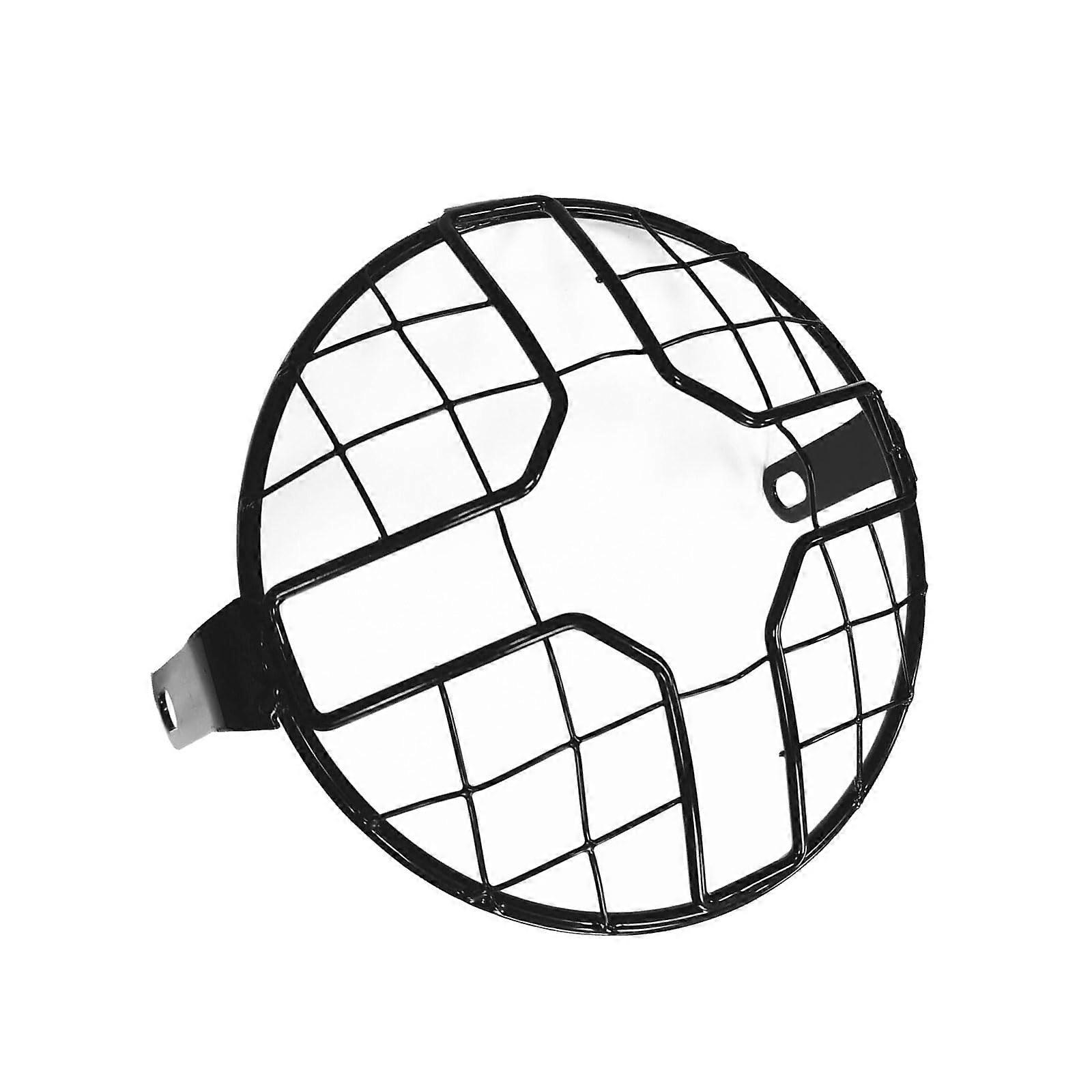 Shockproof Motorcycle Headlight Covers Shell Metal Guard For OffRoad Easy Installation