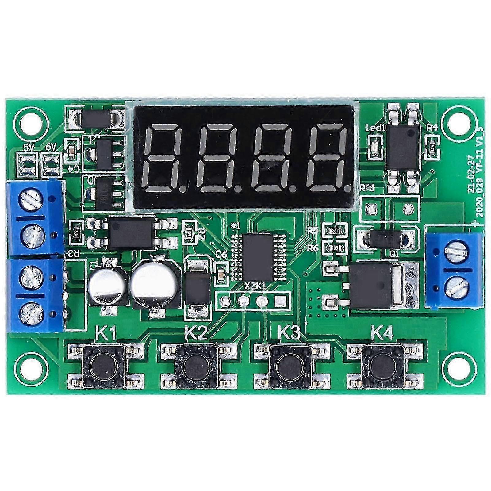 Relay Module 32 Functions Safe Reliable Digital Delay Timer Control Switch for DC Motors 25-26s