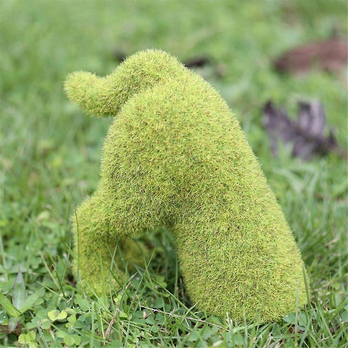 Simulation Flocking Dog Sculpture Animal Ornaments Garden Decoration Window Photography Decoration Animal A