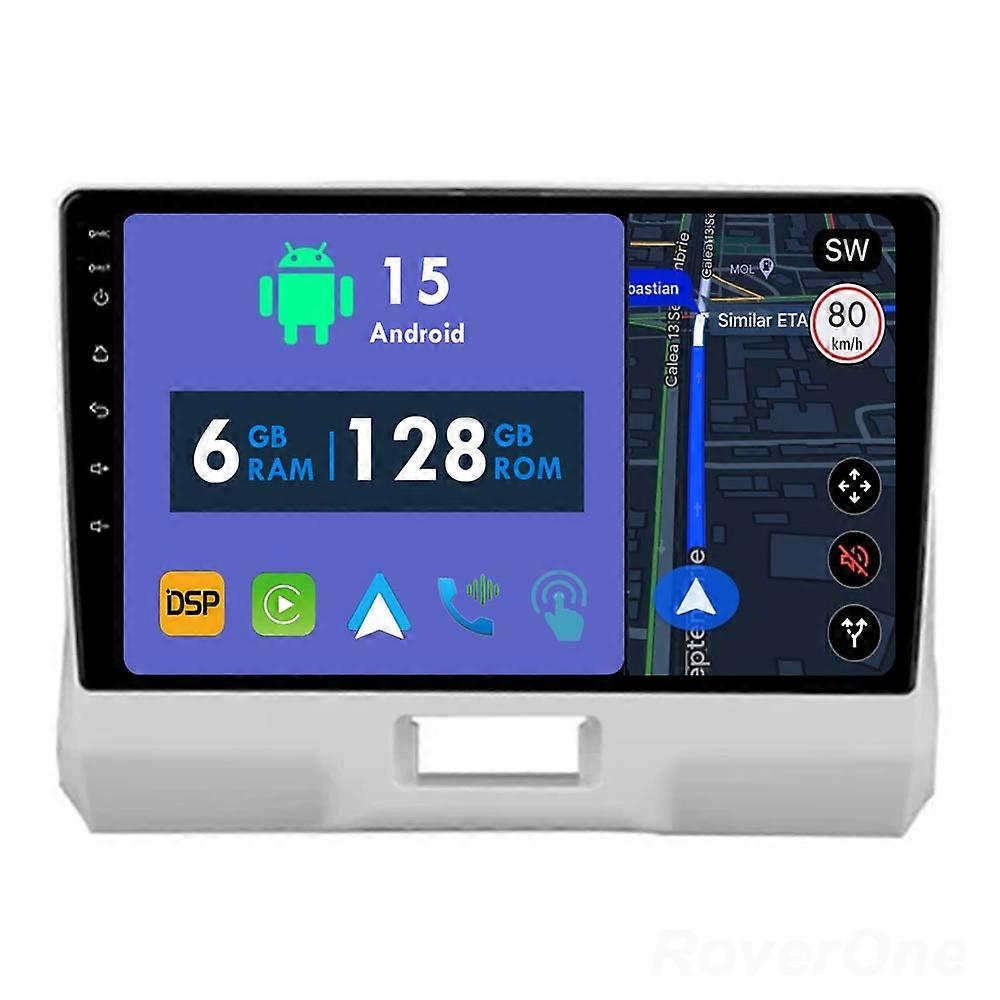 Car Radio 6G+128G CarPlay GPS Navigation Head Unit for Suzuki Hustler 2014 - 2019 Android Auto Bluetooth Stereo Touch Screen