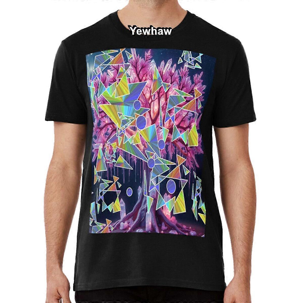 Abstract Tree Sunset T-shirt Patterns Floral Aesthetic Geometric