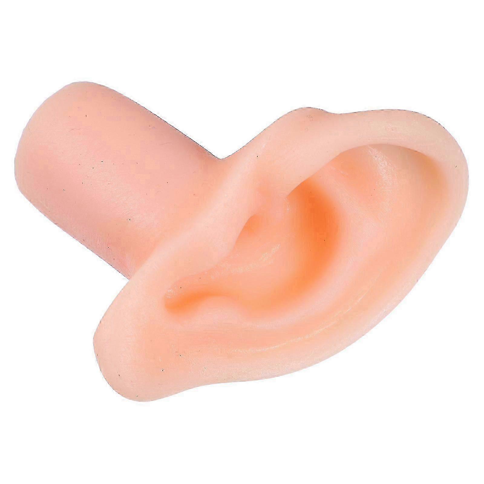 Fake Ear Models Silicone Ear Mold for Displaying Pink
