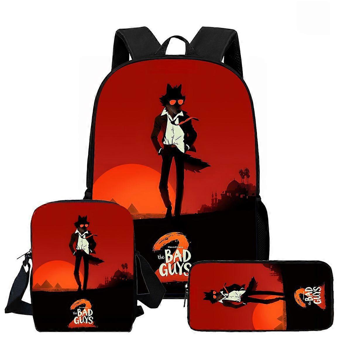The Bad Guys 2 Multifunctional Lightweight Backpack
