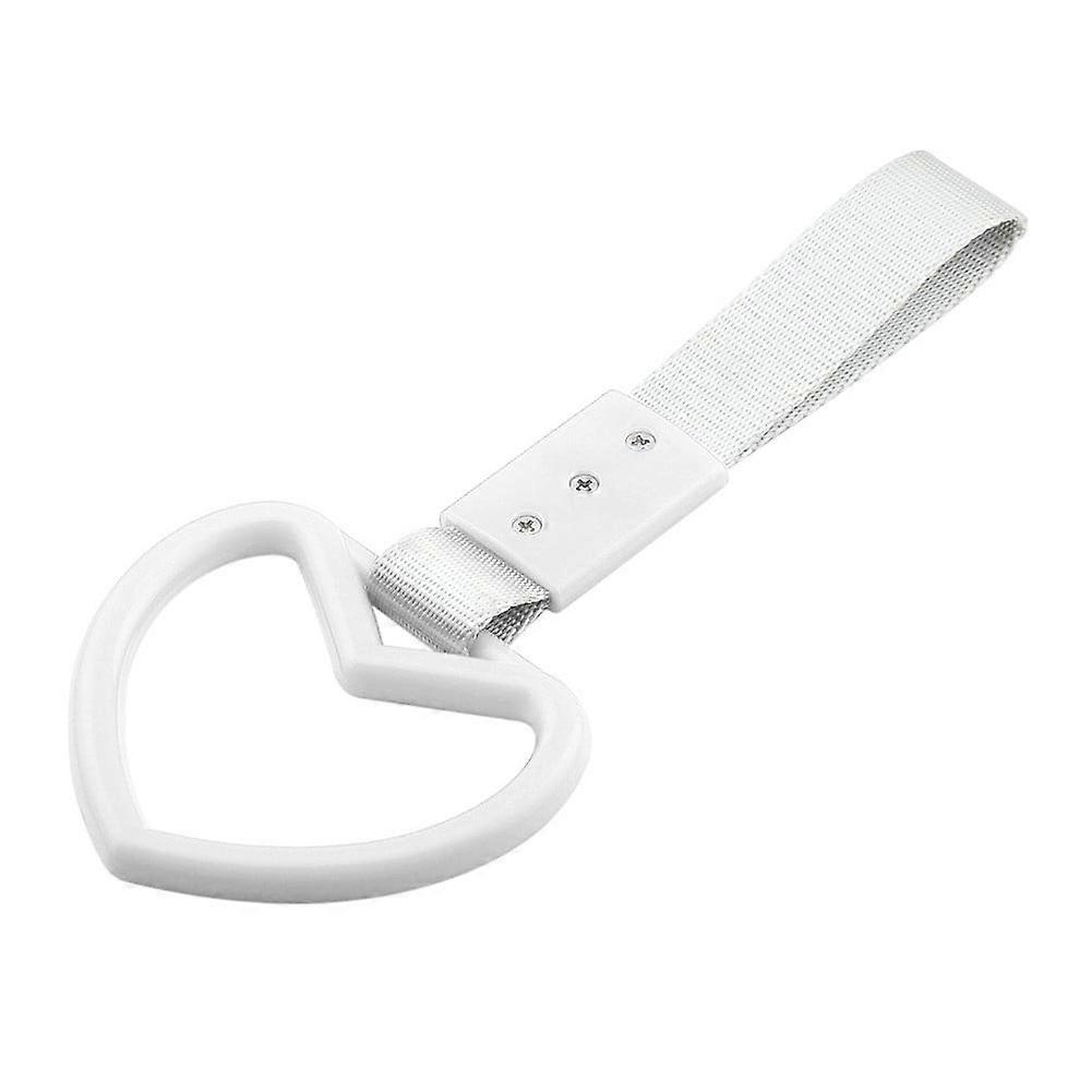 Heart Shaped Car Electrostatic Strap Decorative Hanging Ring Rear Bumper Ring