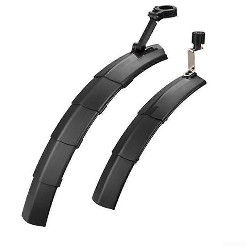 Telescopic For Bicycle Mudguard Front And Rear Retractable Fenders Mountain And Road Bikes Adjustable Quick Release Black