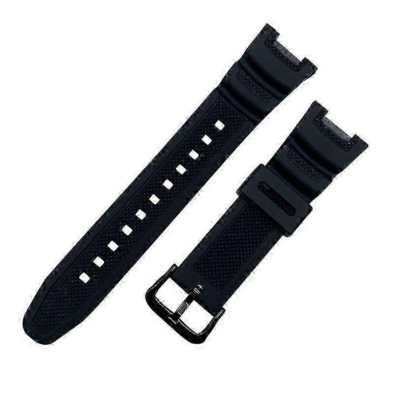For C Asio SGW-100 Series Loop-Adjustable Bracelet Silicone Band Replace Strap