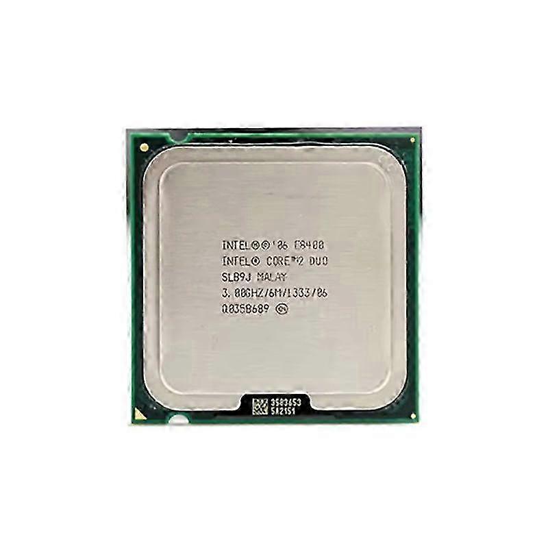 Core 2 Duo E8400 CPU - Socket LGA 775 2 Cores 2 Threads 3.0GHz 6MB L2 Cache 65W. SZRH