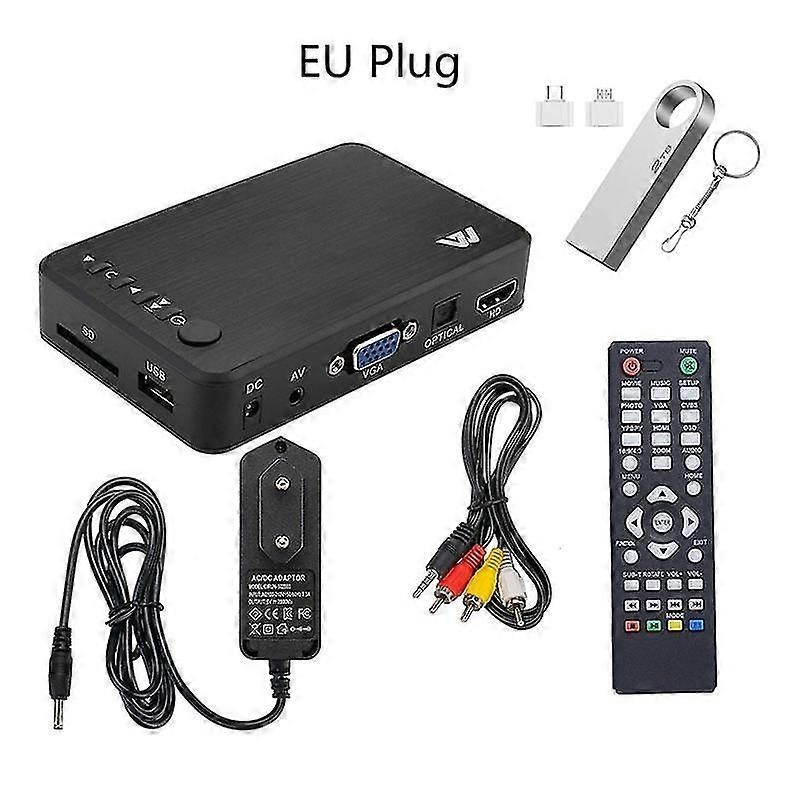 Full HD USB External HDD Multimedia Player for TV, Compatible with MKV, AVI Video Formats