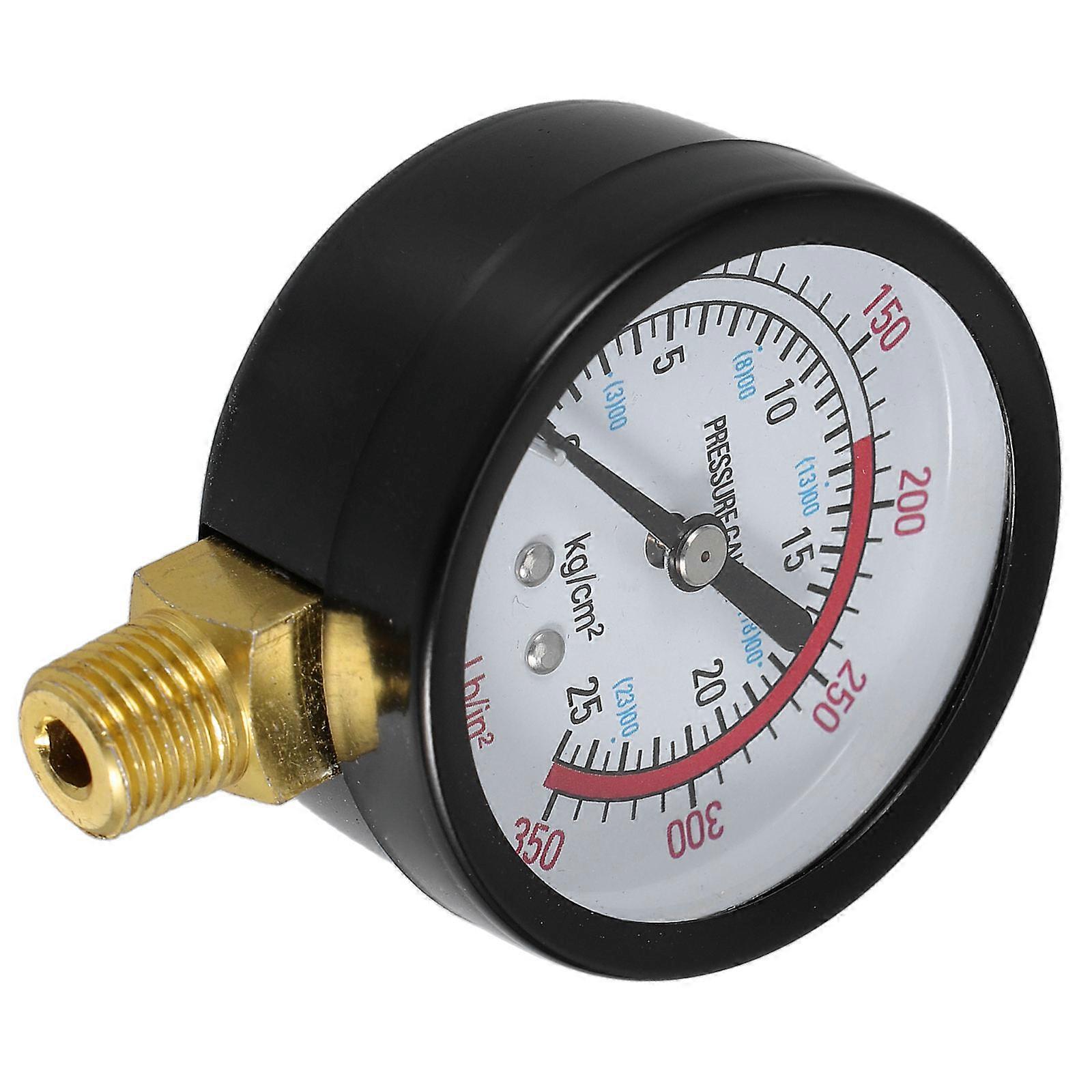 Pneumatic Pressure Gauge Air Compressor Replacement Part Vertical Gauge