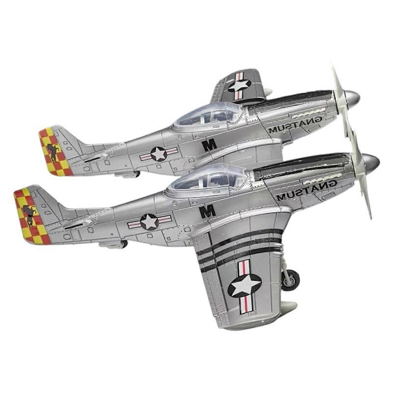 Interactive 1/48 Plane Building Kits Craft Toy For Family Bonding STEM Learning Activity Aircraft Assembly Project  silver gray