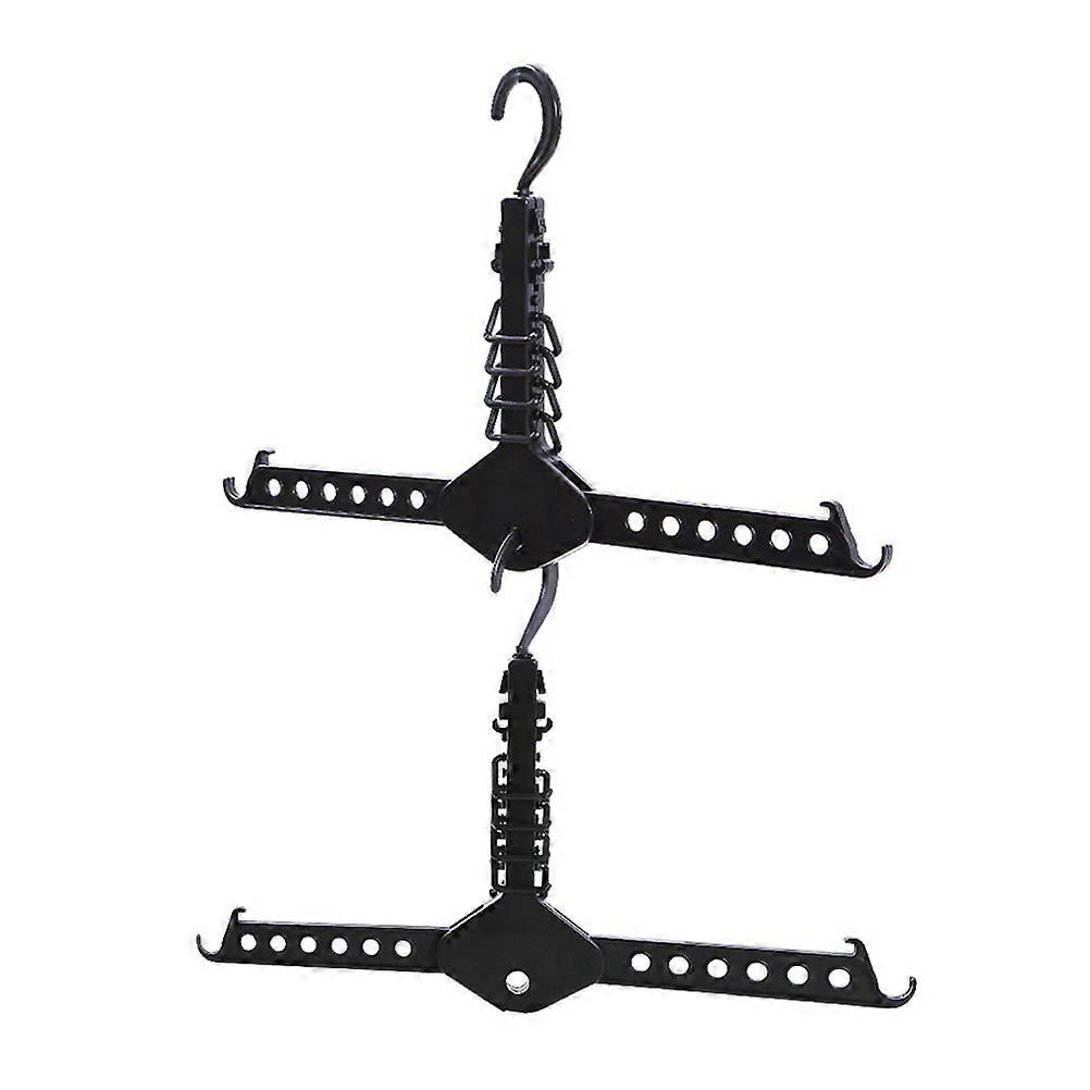 Multi-Functional Foldable Clothes Hanger Space Efficient Rack for Household Users 1Pcs