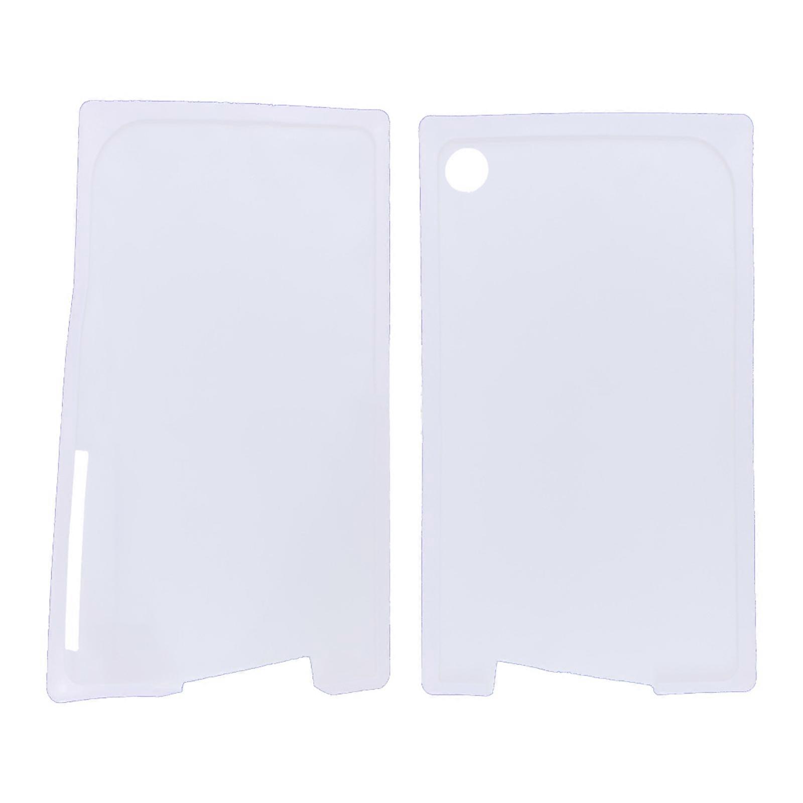 Replacement Dustproof Shell Silicone Case Faceplate Cover Game Console Plate Cover Shockproof Shell for Disc Edition  White
