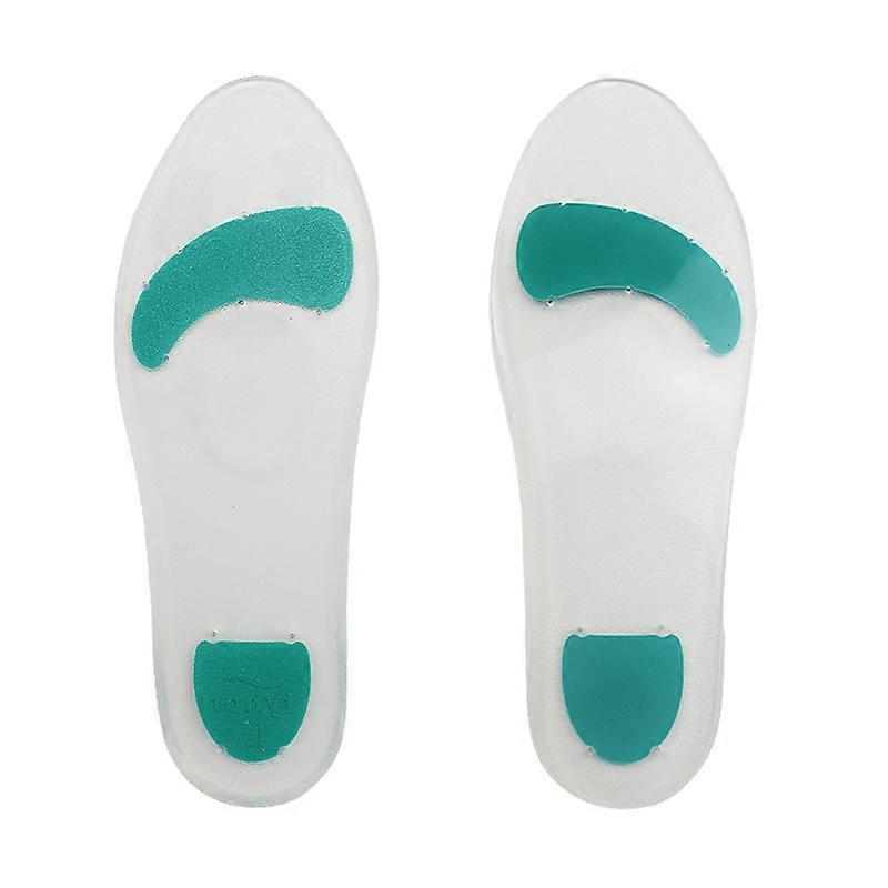 S Unisex Silicone Soft Sole Insole - Comfortable, Breathable, High-Elasticity, Shock-Absorbing Sports Insole