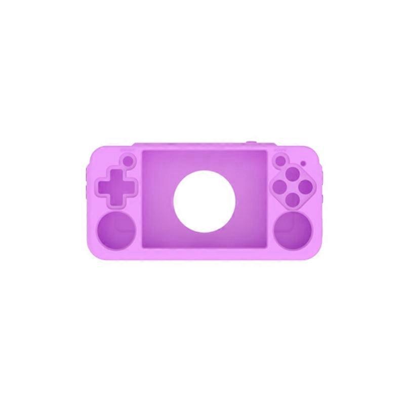 Silicone Protective Case for ANBERNIC RG35XX H Gaming Console, Retro Handheld Game Console Silicone Case with Black Lanyard
