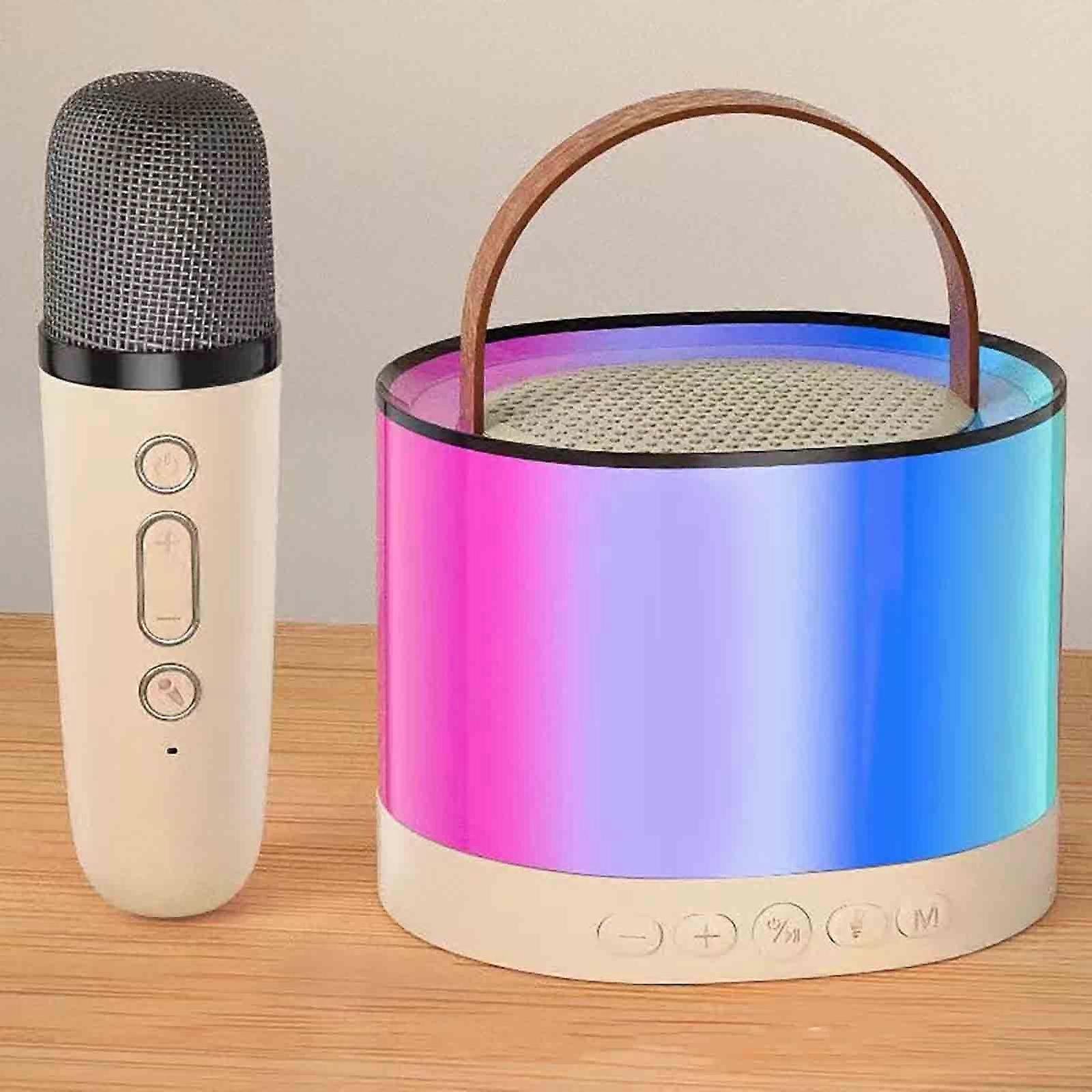 Quinlirra K52 Bluetooth Speaker Mini Portable Wireless Karaoke Microphone Bluetooth Audio Microphone