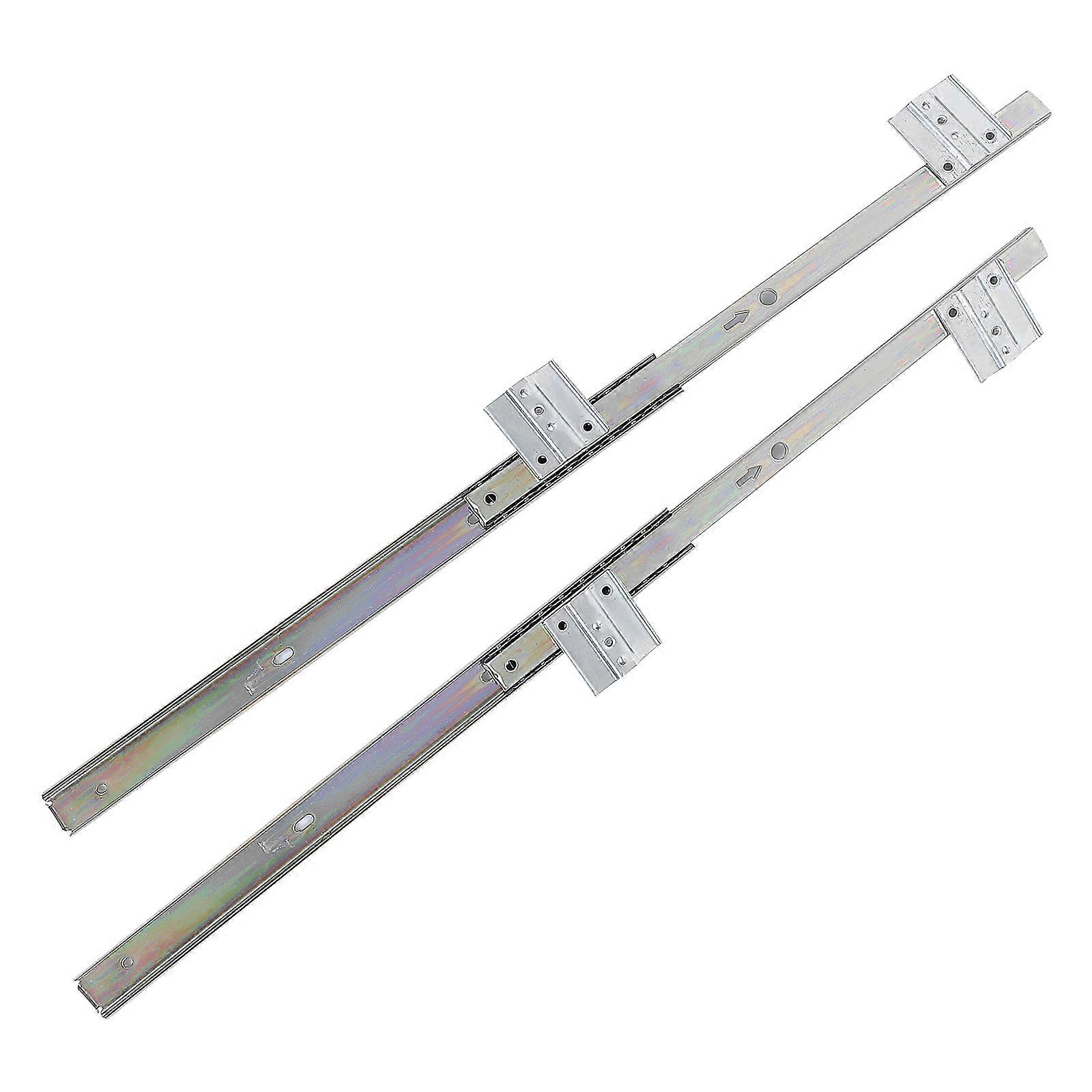 White Steel Keyboard Tray Slide for Office with 1Pair Keyboard Rails