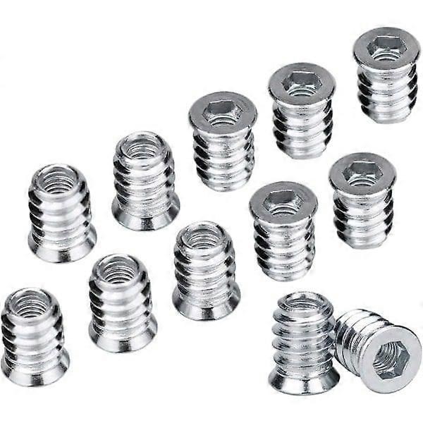 100 pcs countersunk screws professional screw sockets M6 x 15mm screw assortment set screw insert hexagon socket threaded insert