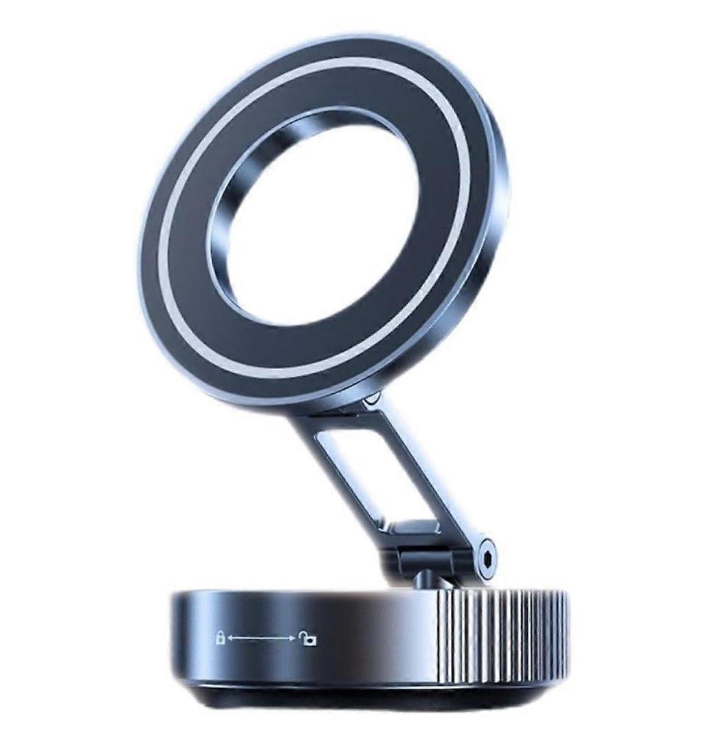 Phone Mount Vacuum-Suction Magnetic Mount Rotatable & Foldable & Super Strong Suction Works