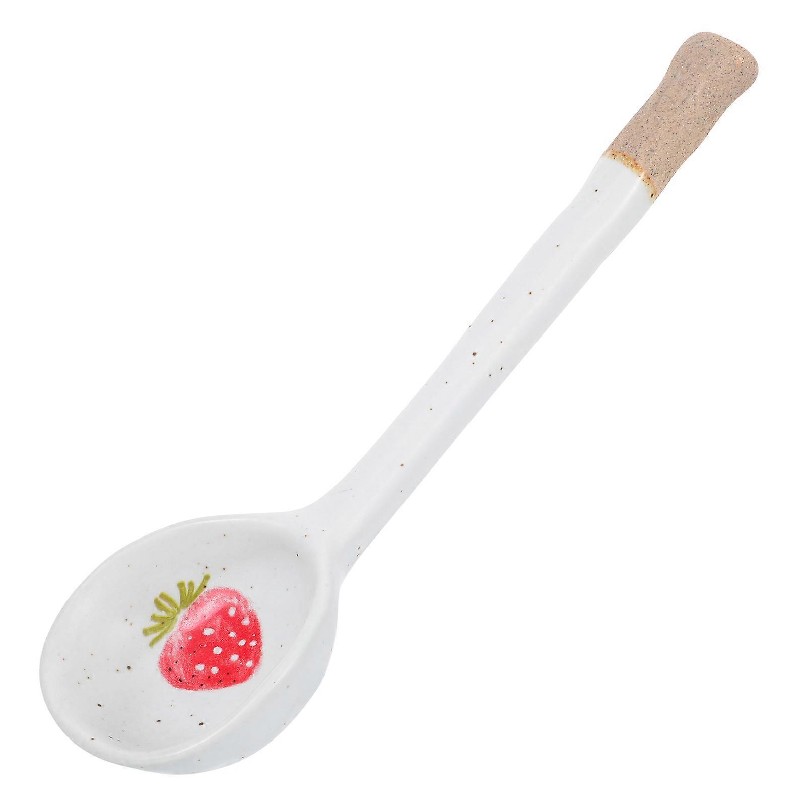 Ceramic Soup Spoon for Kitchen Use Adorable Multi Color Design