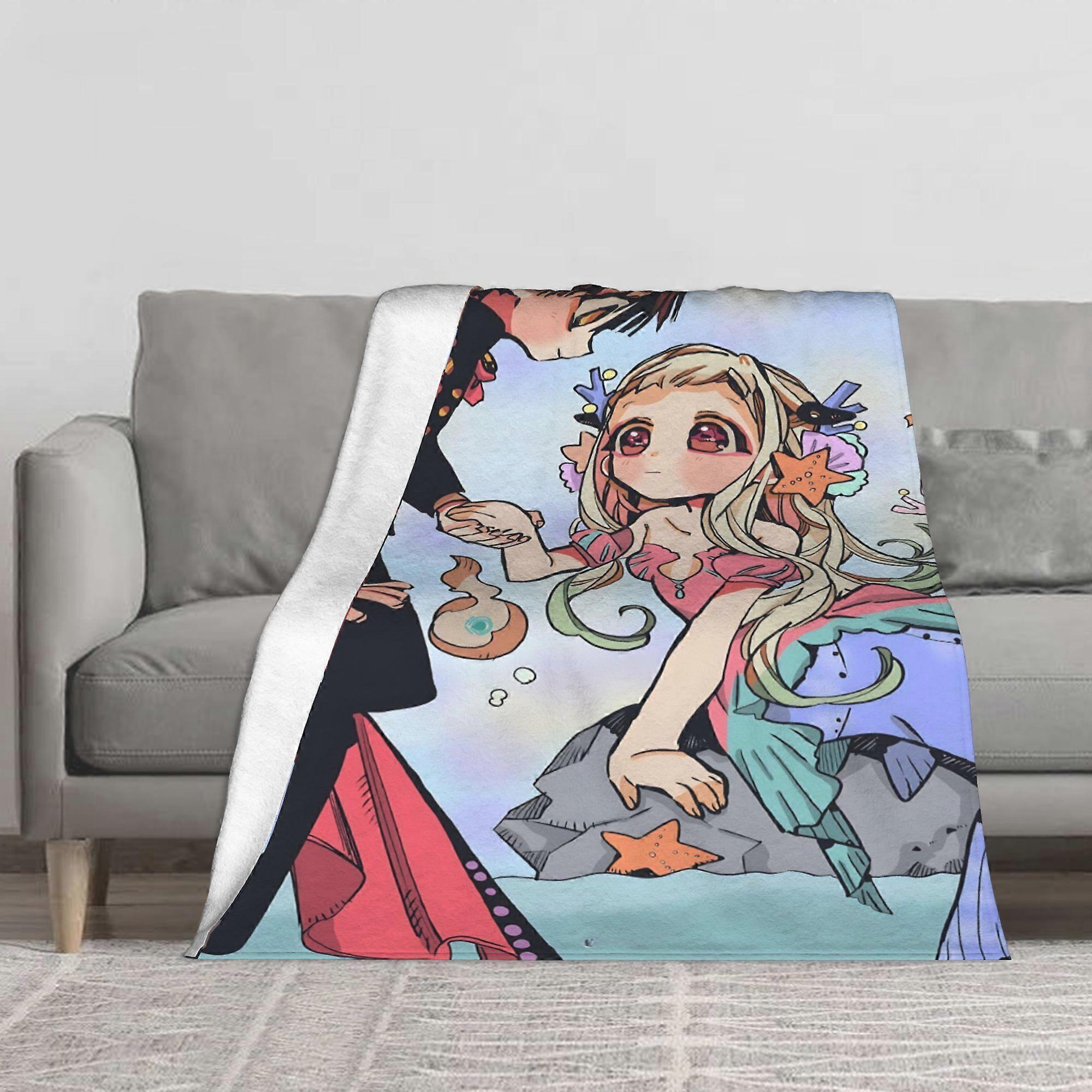 Yashiro and Hanako Poster Blanket, Soft to the Touch with Natural Temperature Regulation, Warm in Winter and Cool in Sum-AZXCV180