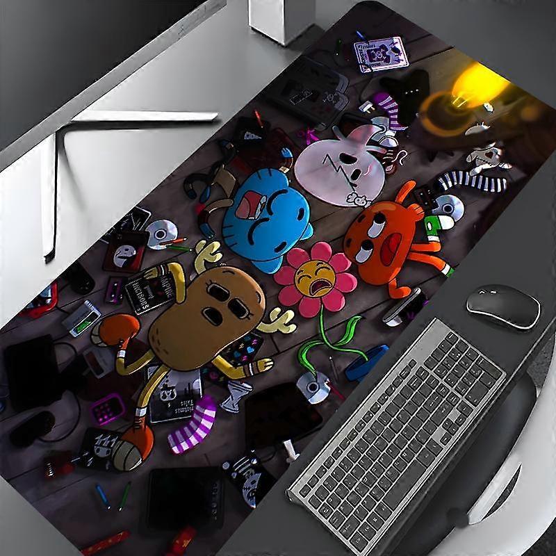 Cartoon Pattern Mouse Pad, Rectangle Gaming Mouse Pad, Non-slip Rubber Base Keyboard Mat for Home Office, Desk Decor, Mousepad