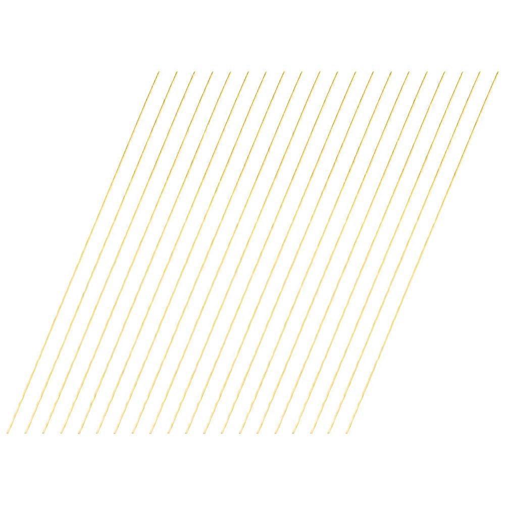 Doll Support Tool Copper Rods for Doll Making Creative Projects Stone Plastic 25.00X0.15X0.15CM 20Pcs