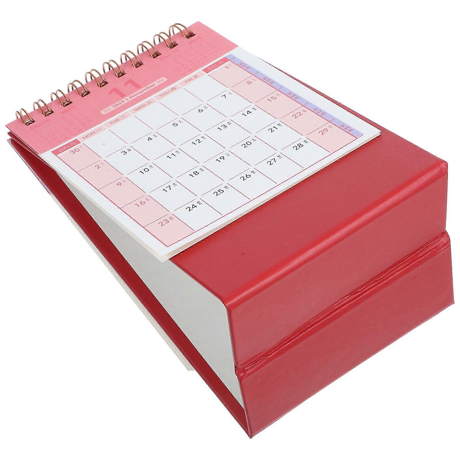 Academic Calendar Small Desk Calendar for Daily Use Standing Type