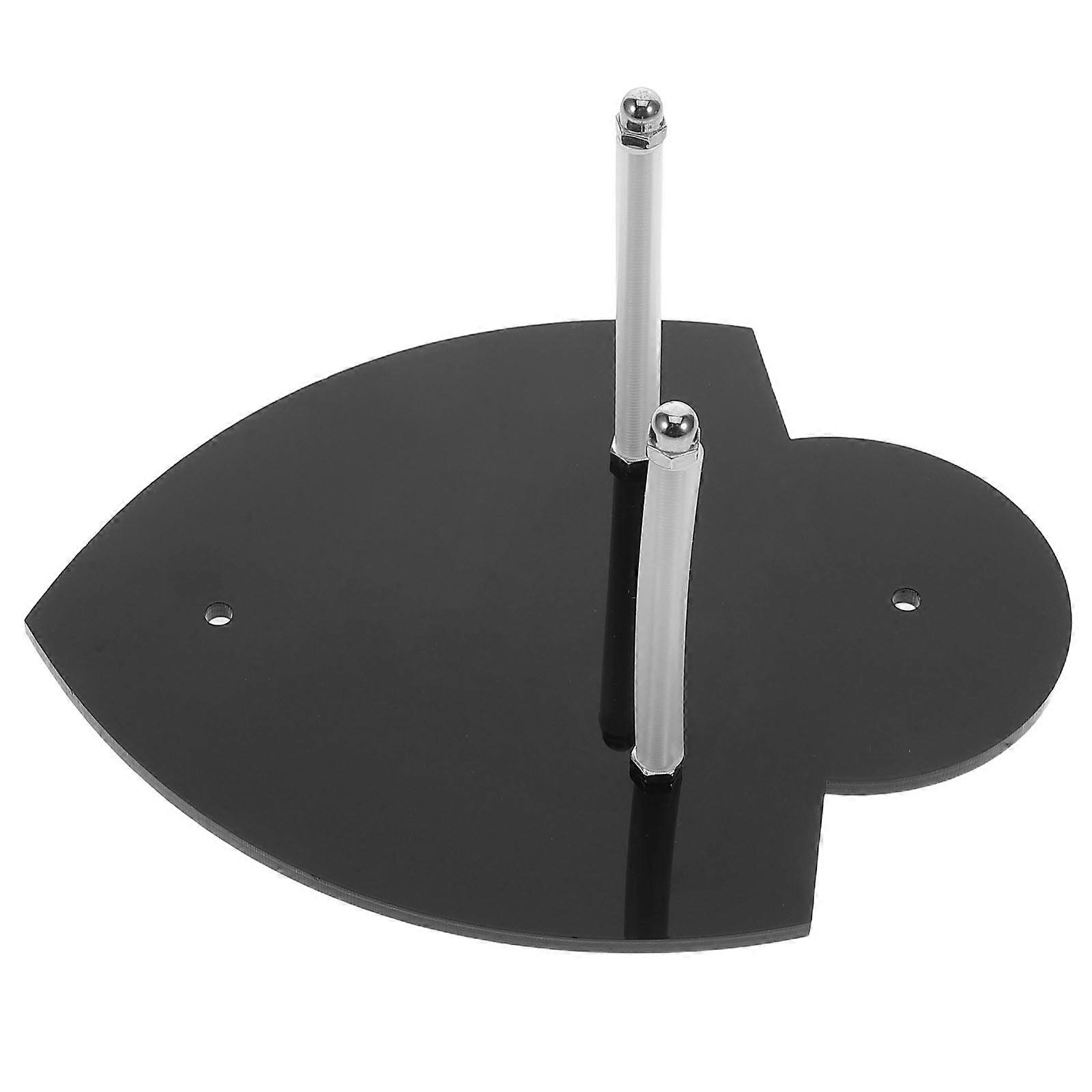 Wall Mounted Sword Stand Black Acrylic for Martial Arts Decor Use