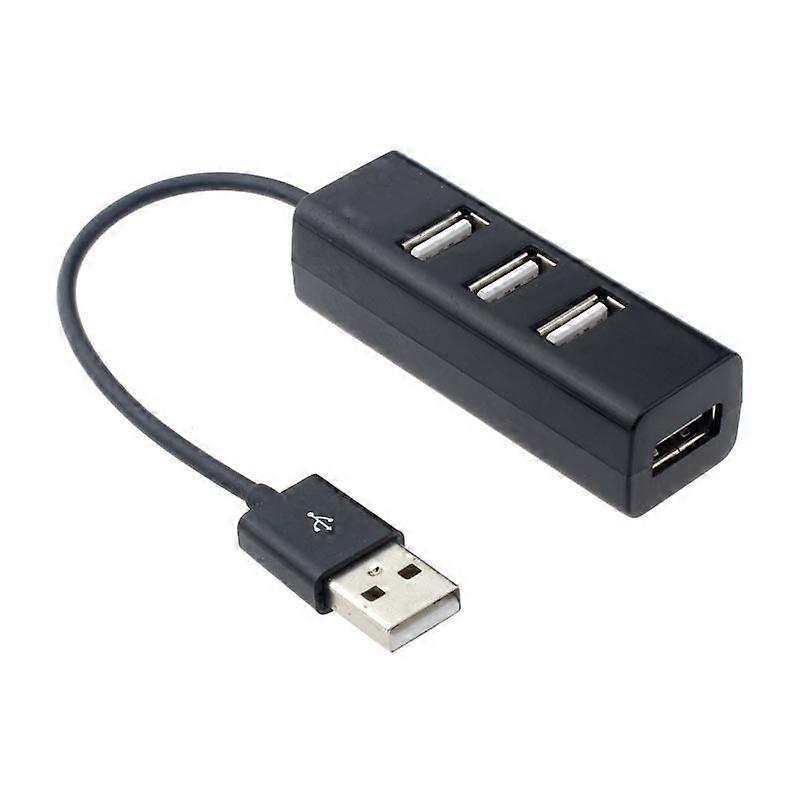 Mini 4 Port USB Splitter Adapter High Speed Hub USB 2.0 Splitter Converter All-in-One PC Computer Accessories