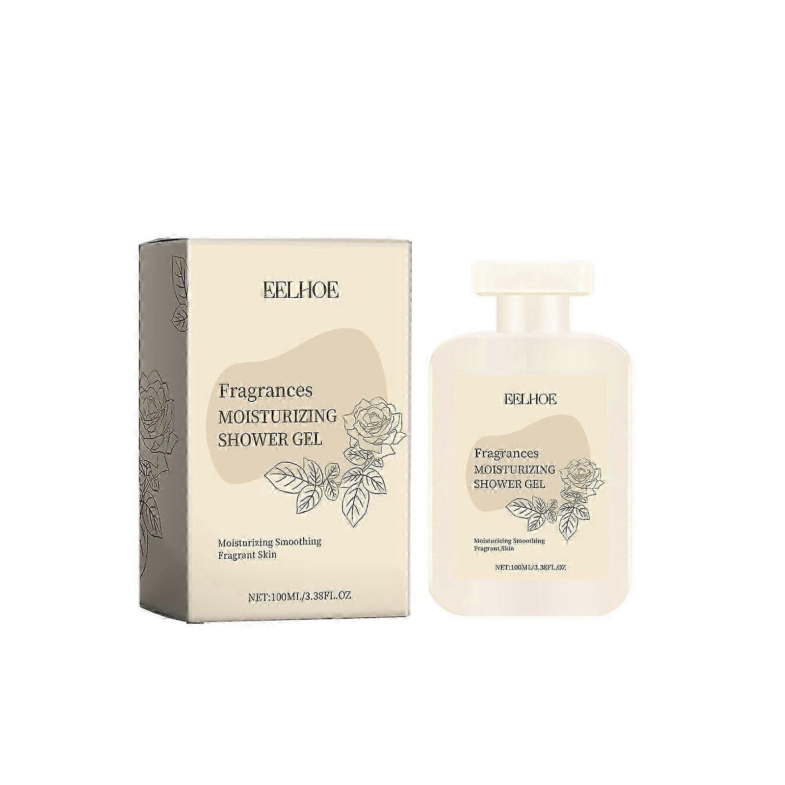 Moisturizing Body Wash with Collagen  Rose Extract  Hydrating, Gentle Cleanser for Smooth, Soft, and Radiant Skin  Nourishing Arginine Formula for Sp