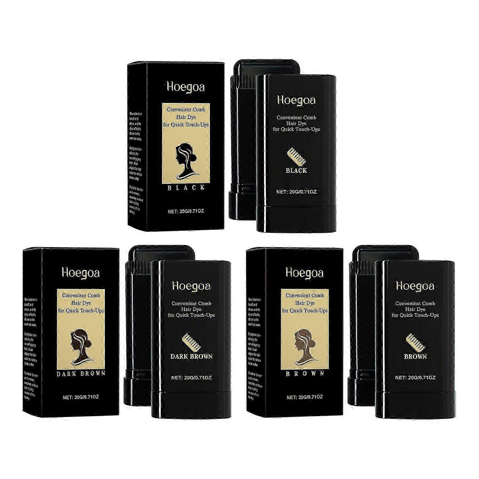 Temporary Hair Color Stick  Natural, NonIrritating, LongLasting Quick TouchUp for White  Gray Hair, Easy Application, ScalpFriendly, Perfect for