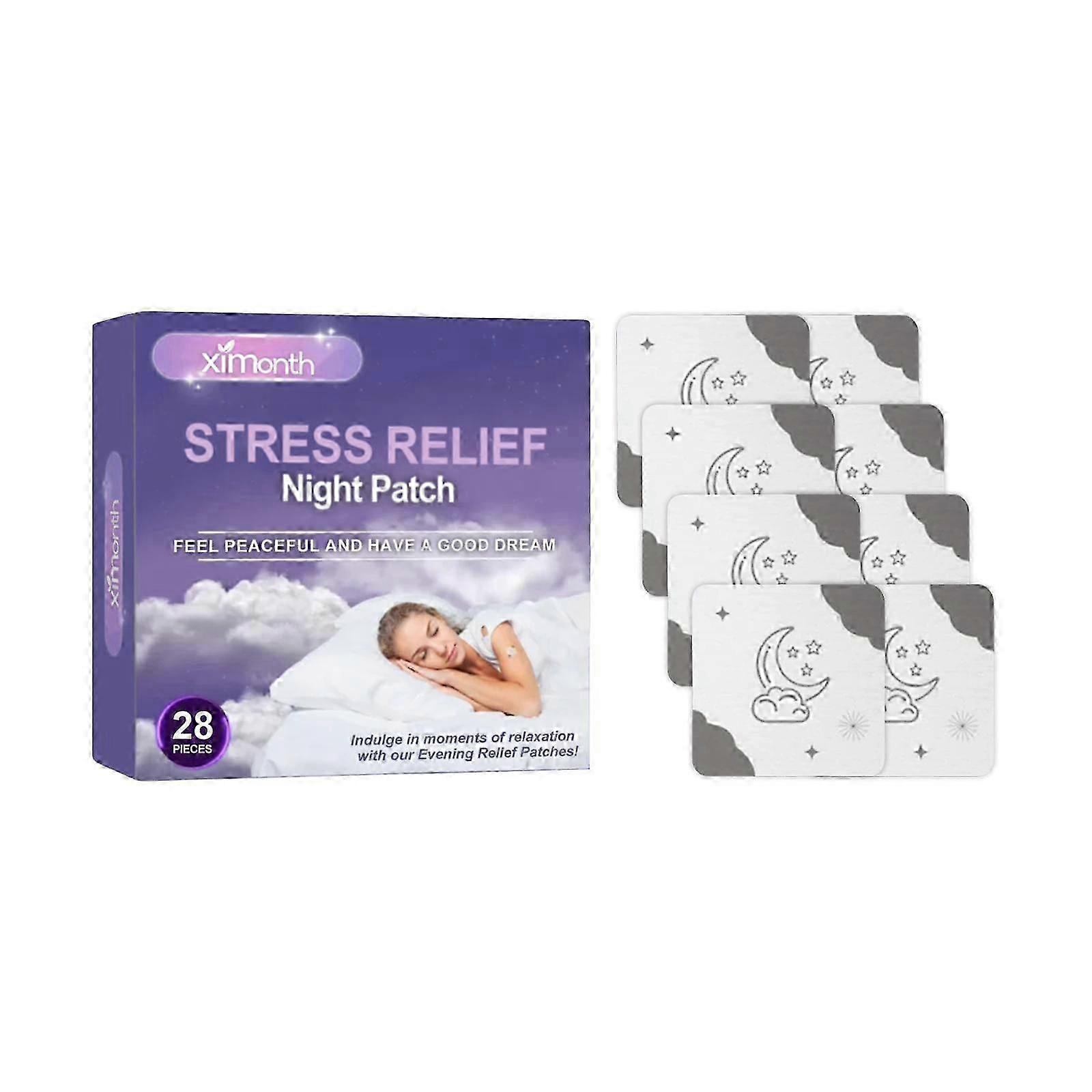 Lavender Stress Relief Night Patch - 28pcs for Relaxing Sleep