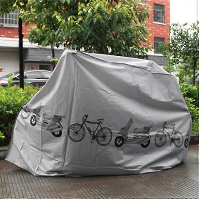 Waterproof bicycle cover - UV protection - Rainproof - Universal - Grey