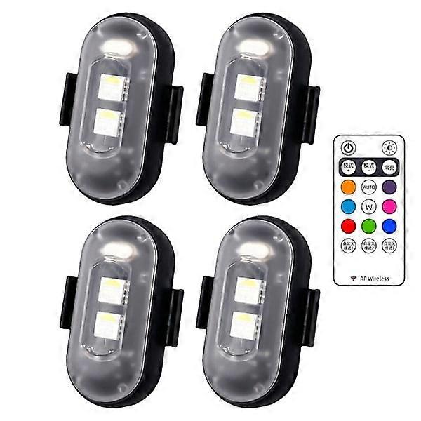 8 Colors LED Strobe Light Airplane Light 4pcs 4pcs 4Pcs