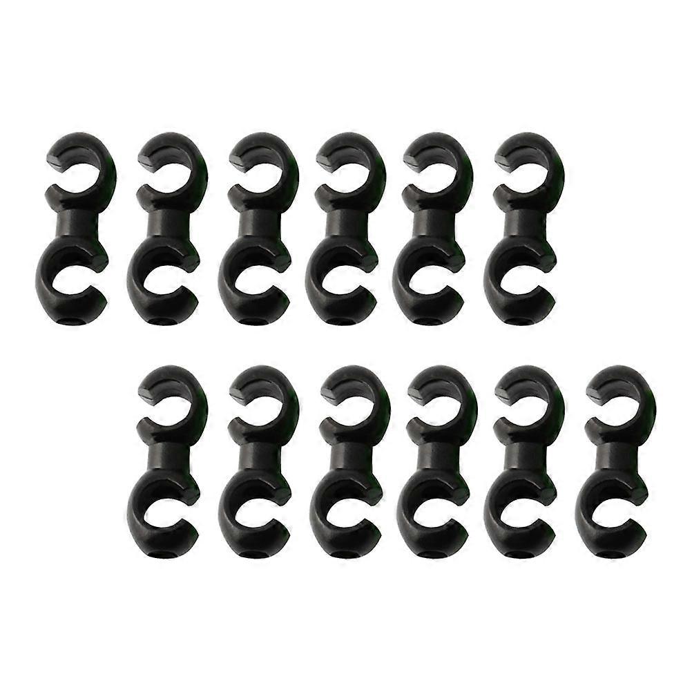 Rotating Bike Cable Clips Plastic for Organizing 12Pcs Cable Clips
