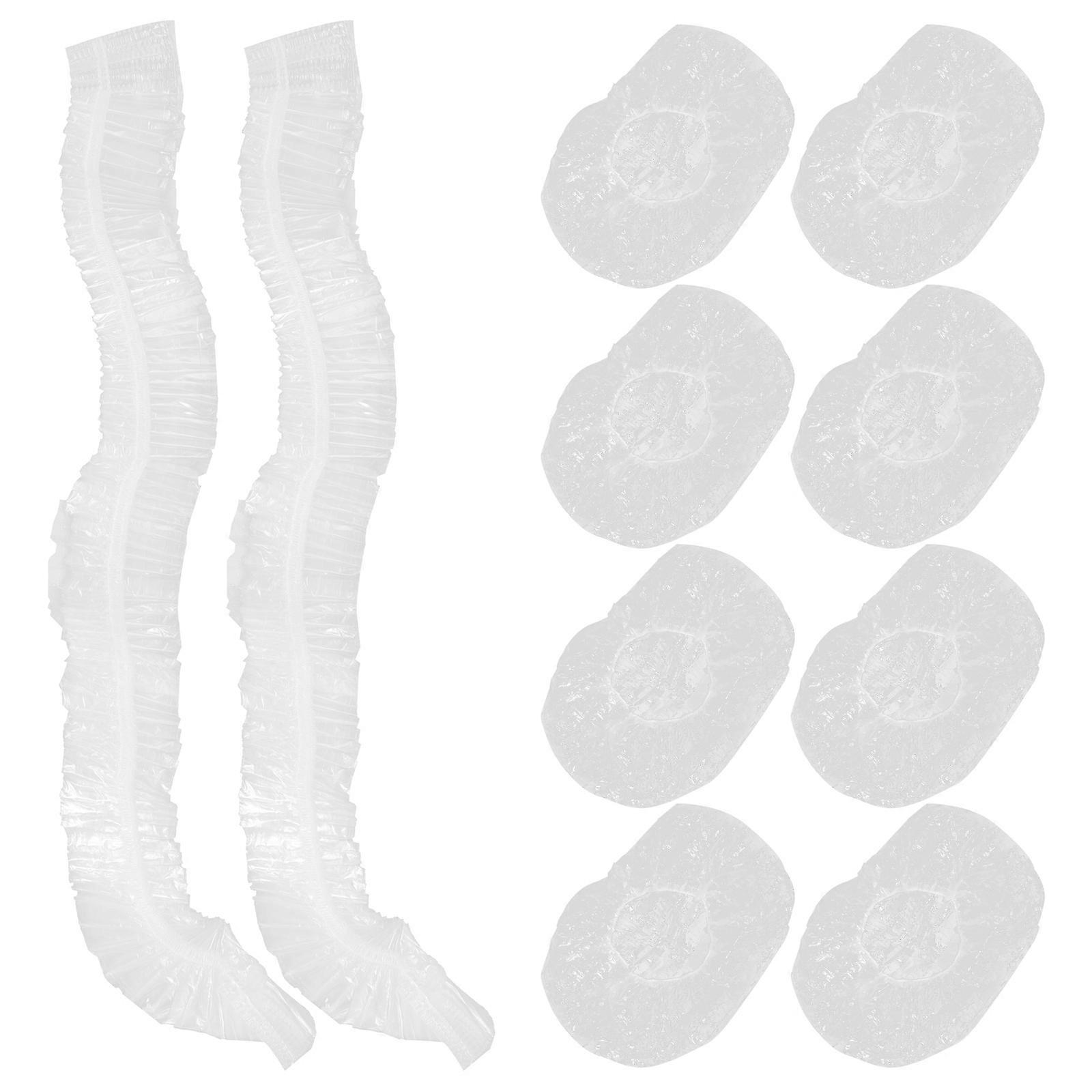 Lightweight Transparent Plastic Backpack Cover for Protection 10Pcs Pack