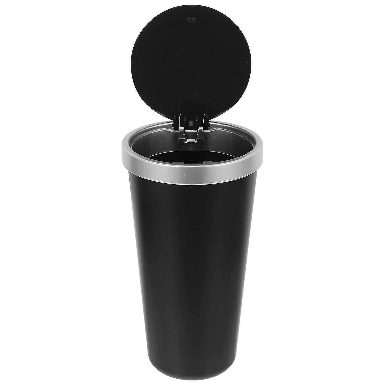 Car Trash Can Center Console Mini Garbage Bin with Lid 4Pcs