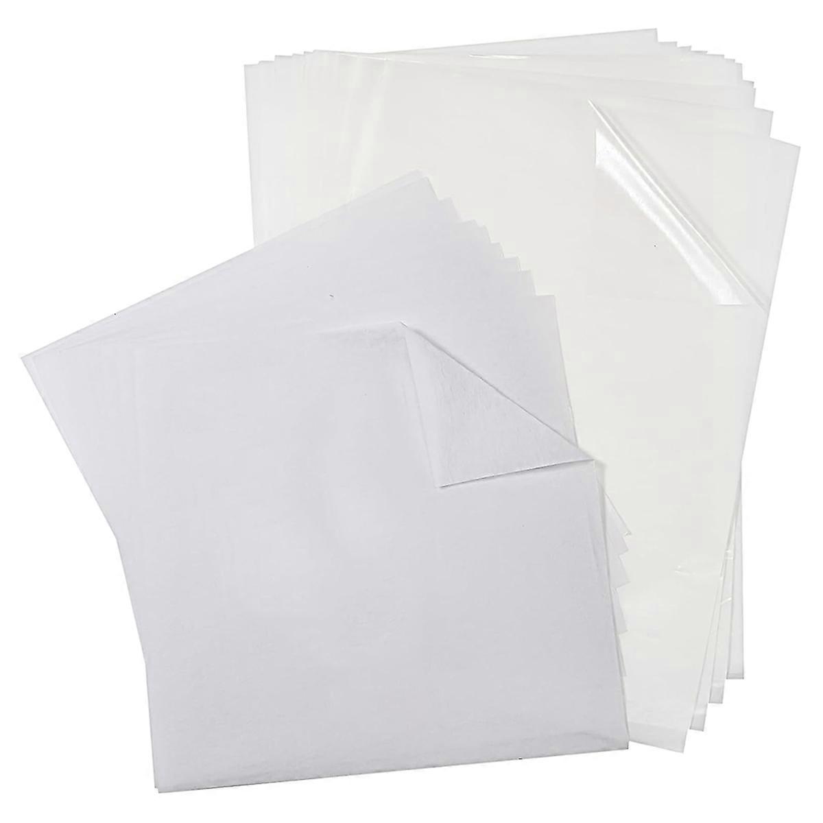 20 Pcs Double Sided Iron on Adhesive Sheets for DIY Craft