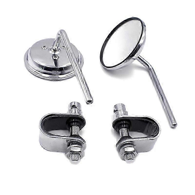 1 Pair Motorbike Reflector Mirror Adjustable Handle Bar End Rearview Side Mirror Edition 1210