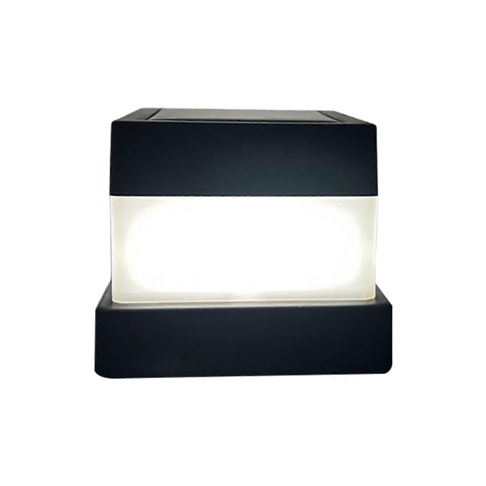 Solar Post Cap Light for 4x4 Fence, Waterproof Dual Modes, Dusk to Dawn Outdoor Lantern