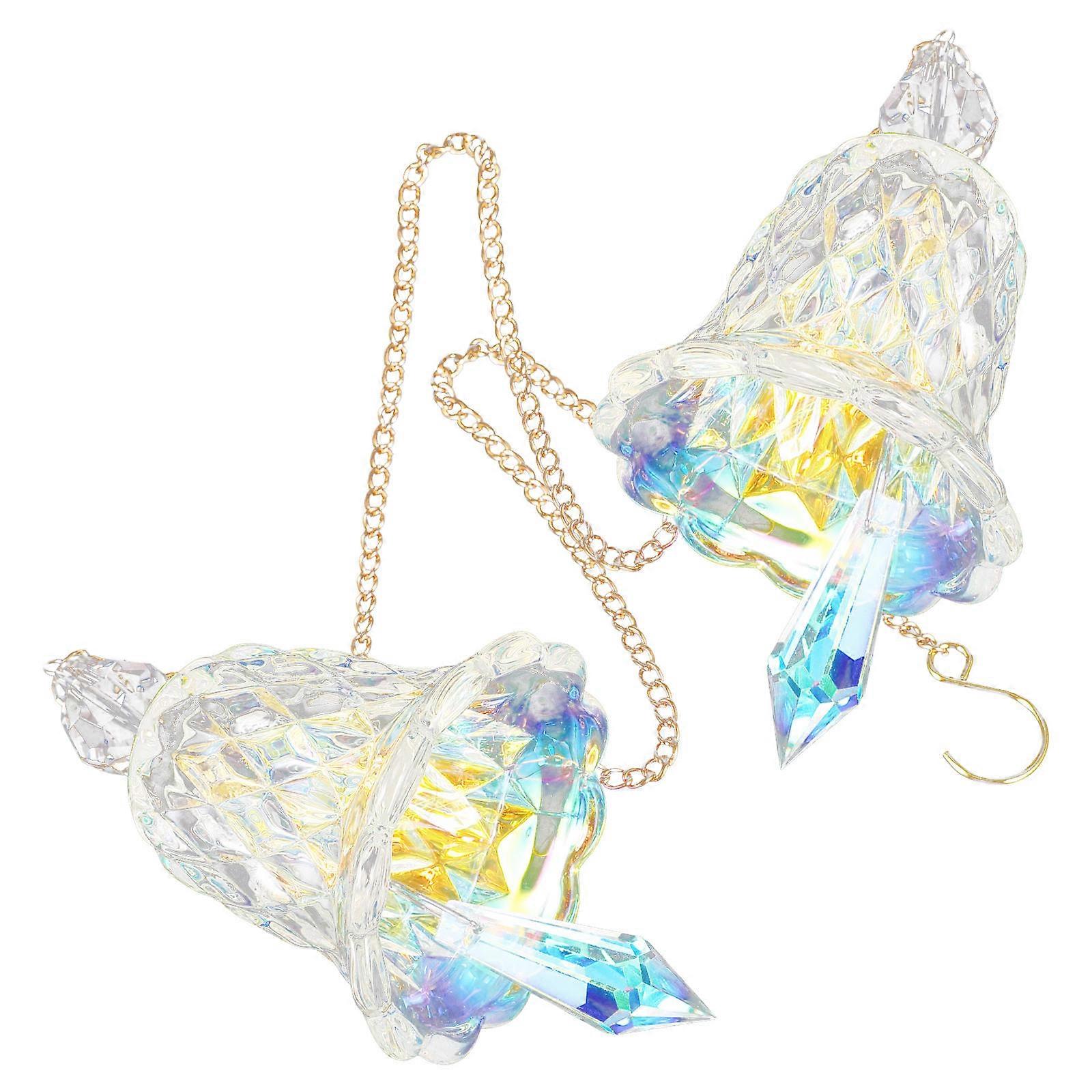 Crystal Pendant Window Hanging Sun Catcher for Home 4Pcs Pack