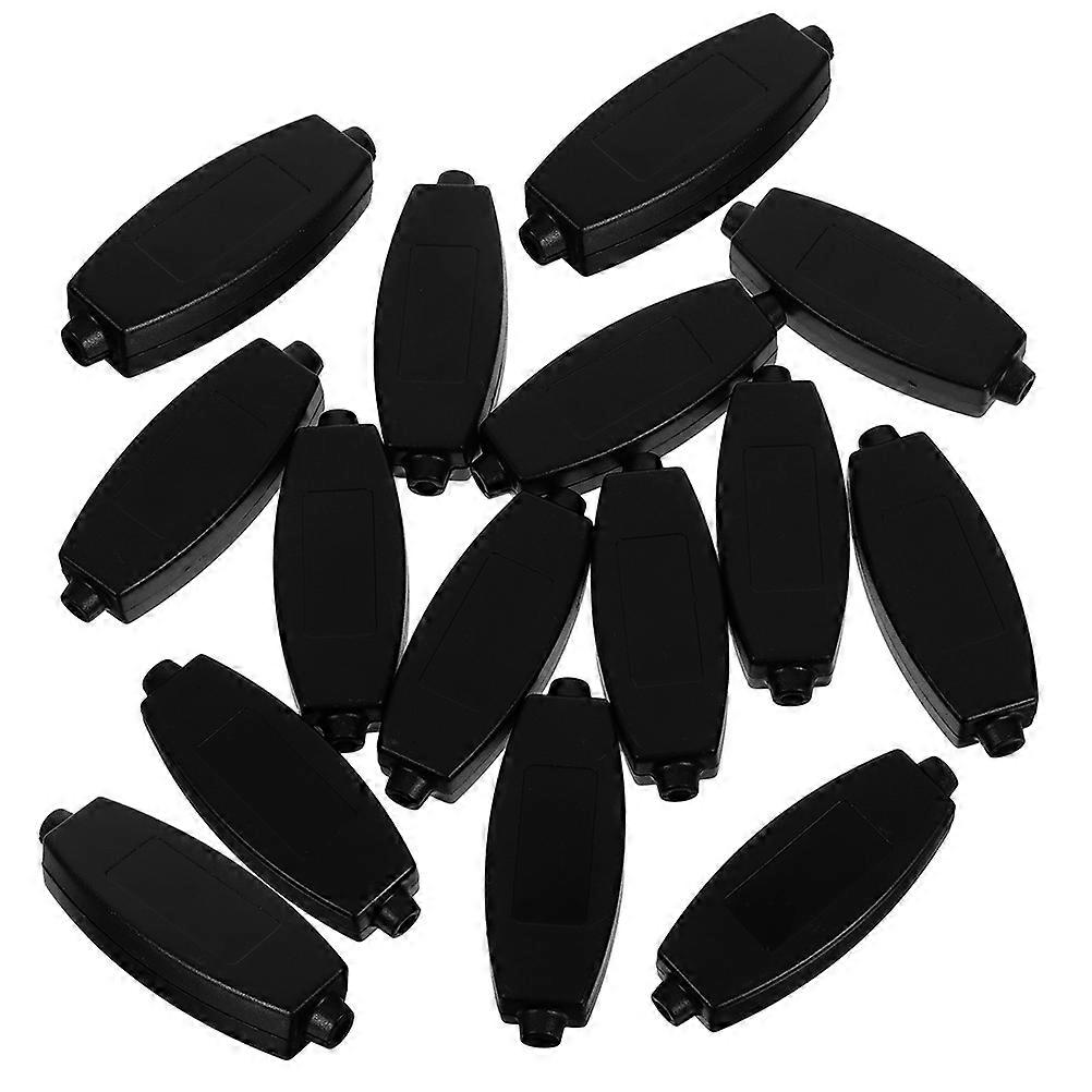 ABS for Electronics Wiring 100Pcs Black Compact Junction Enclosure