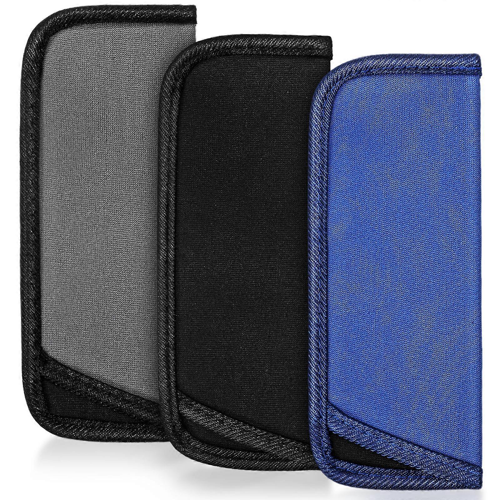 Eyeglass Case Soft Protective Pouch for Storage Use 3Pcs Multi Color Eva