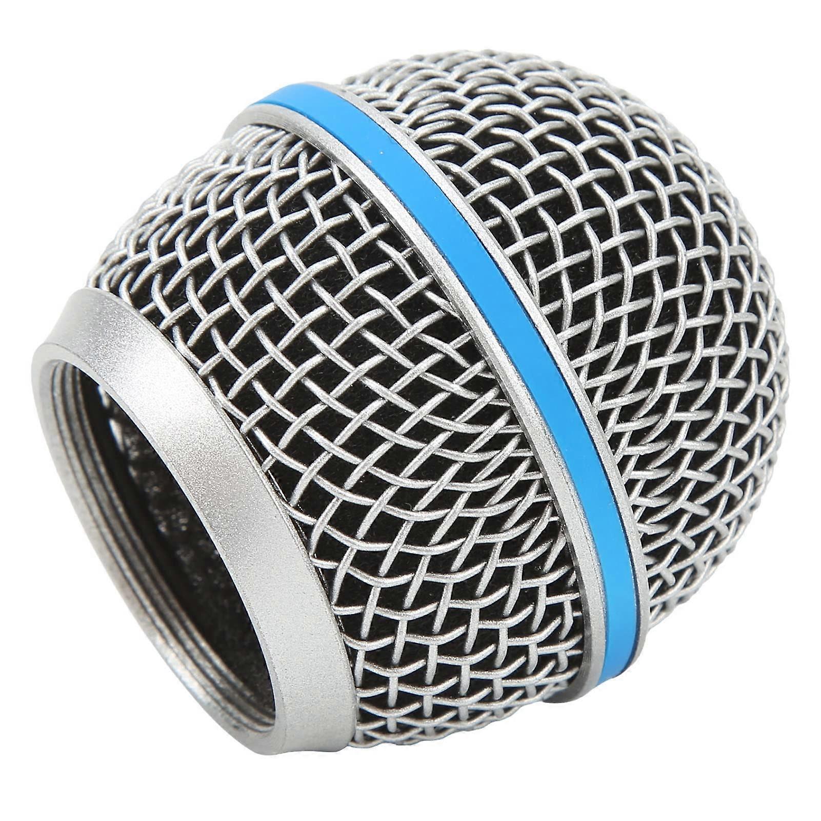 Microphone Grill Replacement for Beta58A, 51mm Stainless Steel Mesh Cover, Noise Reduction