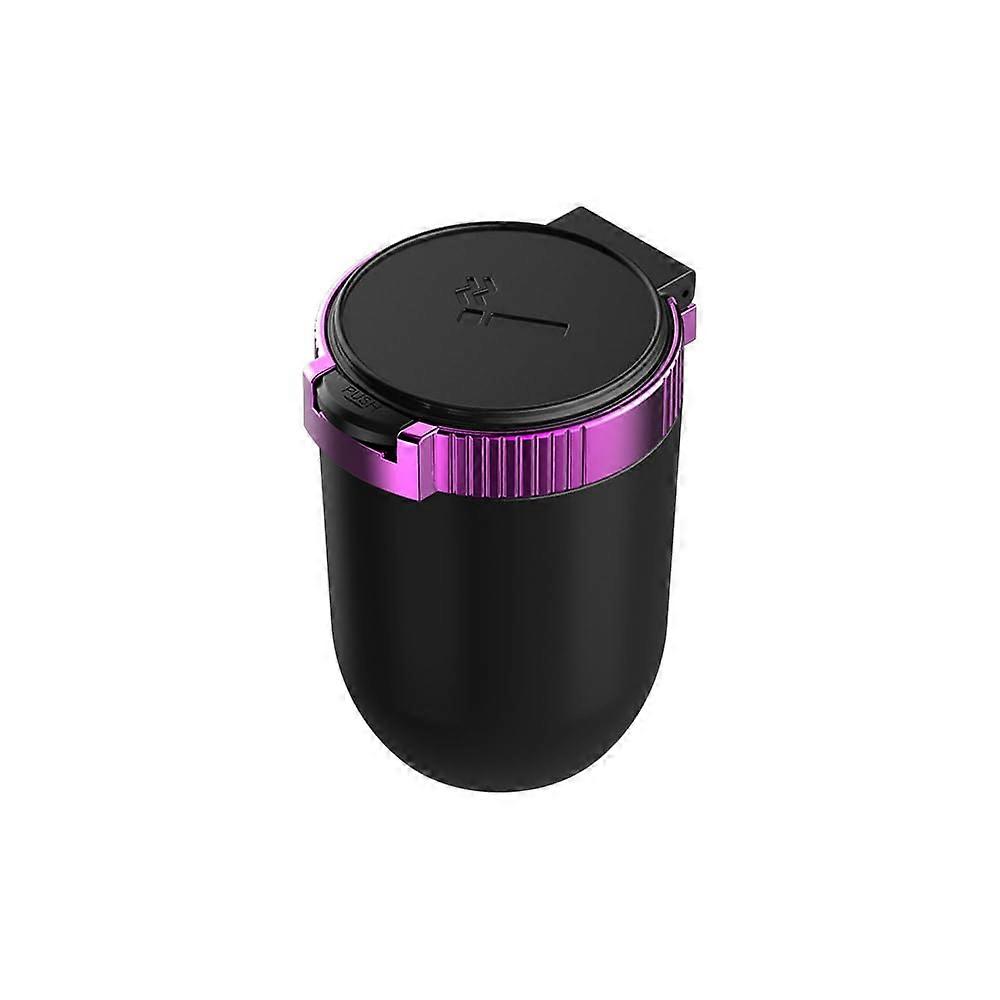 Car Ashtray for Chevy Colorado 20152022 with Windproof Lid, Removable Easy Clean Design, Purple